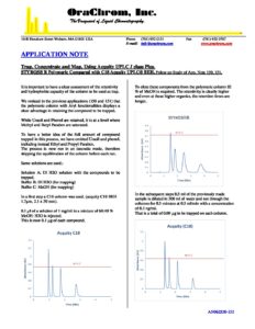 Trap Concentrate And Map Using Acquity Uplc I Class Plus Styros R Polymeric Compared With C18 Acquity Uplc Beh Folow Up Study Of App Note 150 151 Orachrom